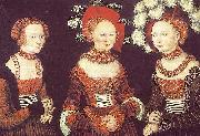 Lucas  Cranach, Emilla und Sidonia von Sachsen